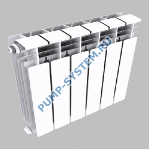 Алюминиевый радиатор SMALT S8018 500 (6 секций)